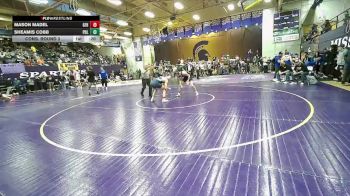 150 lbs Cons. Round 3 - Mason Madel, Great Falls High/MSDB, MT vs Sheamis Cobb, Polson