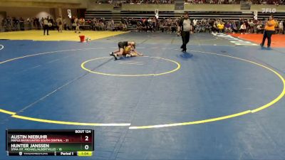 85 lbs Cons. Round 1 - Hunter Janssen, STMA (St. Michael/Albertville) vs Austin Niebuhr, Maple River/United South Central