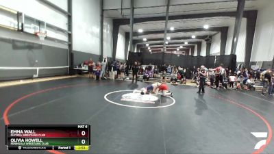 152 lbs Round 4 - Emma Wall, Olympia Wrestling Club vs Olivia Howell, Peninsula Wrestling Club