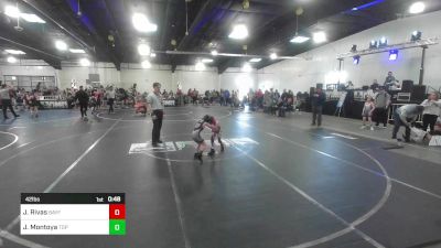 42 lbs Rr Rnd 2 - Jett Rivas, Bayfield Wrestling Club vs Jude Montoya, Top Rank