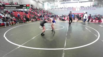 125 lbs 5th Place Match - Madison Rodriguez, El Paso Irvin vs Leilah Aragon, El Paso Americas