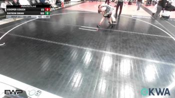 130 lbs Rr Rnd 4 - Cooper Couch, Grove Takedown Club vs Dayson Swan, IRONMEN Wrestling Club