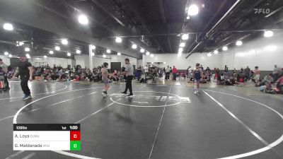 109 lbs Consolation - Abram Loya, Dumas WC vs Geovanie Maldonado, Mini Avengers