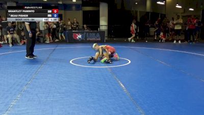 84 lbs Champ. Rd Of 16 - Brantley Paminto, Spring Hills Wrestling vs Beau Fisher, Hurricane Wrestling Academy