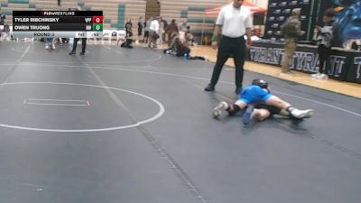 76 lbs Round 3 - Tyler Ribchinsky, All I See Is Gold Academy vs Owen Truong, NOVA WC