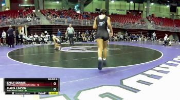 115 lbs Round 6 (8 Team) - Maiya Linden, Northwest Girls vs Emily Dennis, Papillion-La Vista South Girls