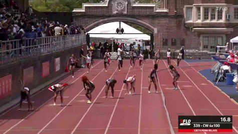 Watch College Women's Championship Of America 4x100 Relay Prelims (Event 339) Heat 3 At 2026 Penn Relays