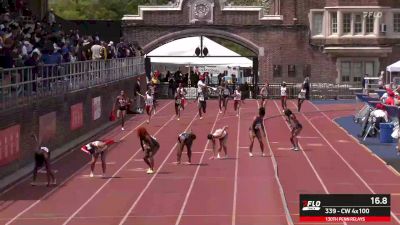 CW CoA 4x100 Prelims (Event 339) At PR H3