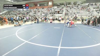 113 lbs 7th Place Match - Lucas Mohn, Mt Spokane Wrestling Club vs Jacob Ringlbauer, UP Outlaw WC