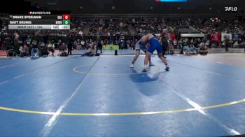 190 lbs Cons. Round 4 - Drake Speelman, Coeur D Alene vs Matt Grunig, Mountain View