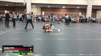 85 lbs Cons. Round 2 - Alexander Ponce, Bulldog Premier vs Gavin Sours, Irish Pride