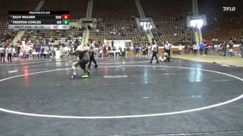 7A 165 lbs Cons. Round 3 - Zach Walker, Dothan HS vs Trenton Cowles, Fairhope