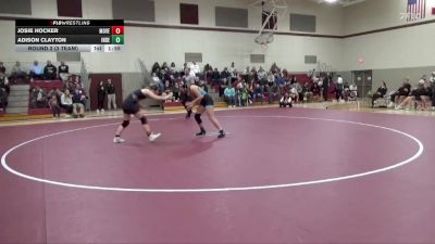 140 lbs Round 2 (3 Team) - Adison Clayton, Independence vs Josie Hocker, Mount Vernon