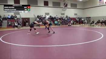 140 lbs Round 2 (3 Team) - Adison Clayton, Independence vs Josie Hocker, Mount Vernon