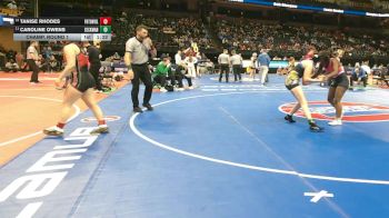 145 Class 2 lbs Champ. Round 1 - Caroline Owens, Seckman vs Tanise Rhodes, Pattonville