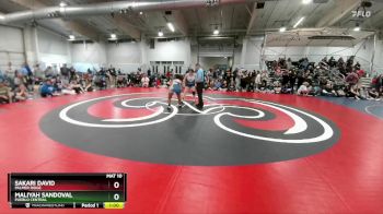155 lbs Cons. Round 6 - Sakari David, Palmer Ridge vs Maliyah Sandoval, Pueblo Central
