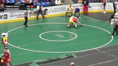147 lbs Consi Of 32 #2 - Merrick Sarles, Canon-McMillan vs Tristian Dinzeo, Penn Trafford