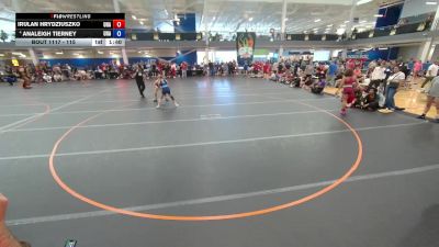 115 lbs 5th Place Match - Irulan Hrydziuszko, Unattached vs AnaLeigh Tierney, Unattached