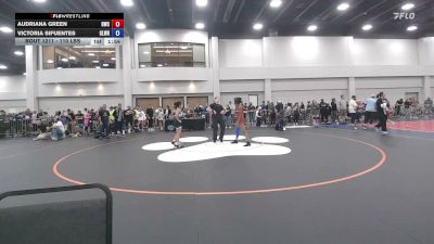 110 lbs Cons. Sub-semis - Audriana Green, Hunter Wrestling Club vs Victoria Sifuentes, Gladiator Wrestling