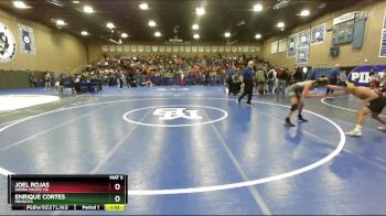 113 lbs Champ. Round 1 - Enrique Cortes, Mendota vs Joel Rojas, Sierra Pacific HS