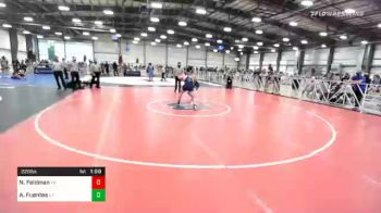 220 lbs Prelims - Nicholas Feldman, PA vs Angel Fuentes, UT