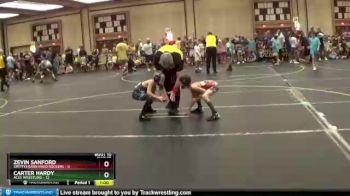 56 lbs Round 4 (6 Team) - Carter Hardy, ACES Wrestling vs Zevin Sanford, Smittys Barn Hard Rockers