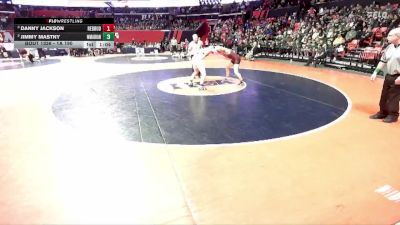 1A 190 lbs Semifinal - Danny Jackson, Red Bud vs Jimmy Mastny, Woodstock (Marian)