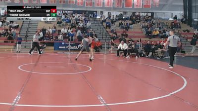 165 lbs Semifinal - Trent Hoover, Pitt-Johnstown vs Nick Delp, Shippensburg