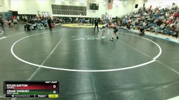 127-129 lbs Round 1 - Kylen Gayton, Central vs Cesar Vasquez, Kelly Walsh