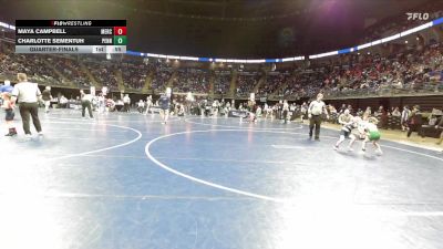 55 lbs Quarterfinal - Maya Campbell, Mercer vs Charlotte Sementuh, Penn-Trafford