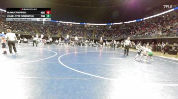 55 lbs Quarterfinal - Maya Campbell, Mercer vs Charlotte Sementuh, Penn-Trafford