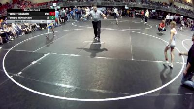 70 lbs Quarterfinal - Drew Hofmaier, Junior Bucks vs Rhett Nelson, Wahoo Wrestling Club