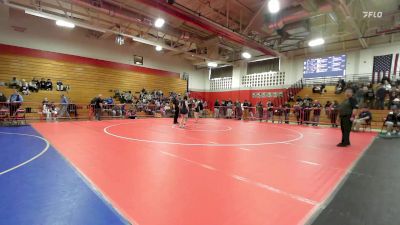 138 lbs Quarterfinal - Tegan Hershey, Plymouth vs Kasey Loch, Raymond