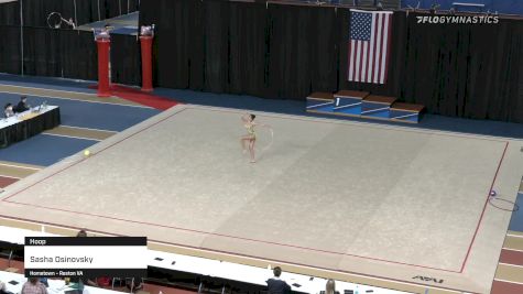 Sasha Osinovsky - Hoop - 2021 Rhythmic Elite Qualifier