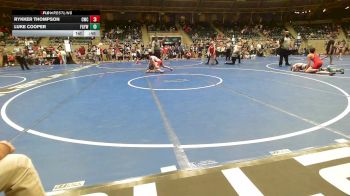 88 lbs 3rd Place - Rykker Thompson, Claremore Wrestling Club vs Luke Cooper, Fort Gibson Youth Wrestling