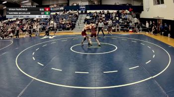 184 lbs 7th Place Match - Ryan Fairchild, Muhlenberg vs Hayden Mclellan, Alvernia University