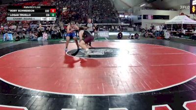 6A 285 lbs Champ. Round 1 - Logan Trujillo, Coeur D Alene vs Rory Schwenson, Centennial