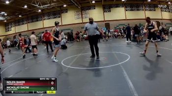 160 lbs Round 1 - Nicholas Daciw, Black Sheep vs Nolen Baker, Legend Wrestling