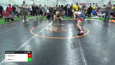 E-132 Mats 13-16 8:00am lbs Round Of 32 - Trace Williams, OH vs Andon Beldo, CA