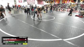 126 lbs Cons. Round 7 - Kayden Vasquez, South Hills vs Raymond Carbajal, Santa Fe