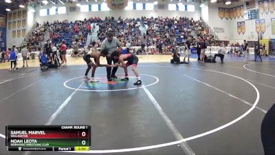 120 lbs Champ. Round 1 - Samuel Marvel, Wellington vs Noah Leota, Hernando Wrestling Club