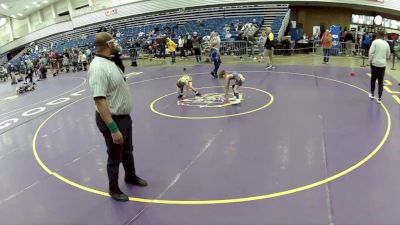 10U Boys - 53 lbs Cons. Round 3 - Cody Brown Jr., Avon Wrestling Club vs James Evans, Bartlesville Wrestling Club