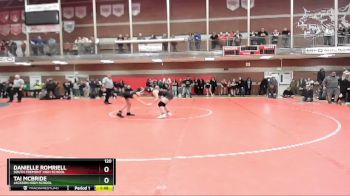 120 lbs 1st Place Match - Tai McBride, Jackson High School vs Danielle Romriell, South Fremont High School
