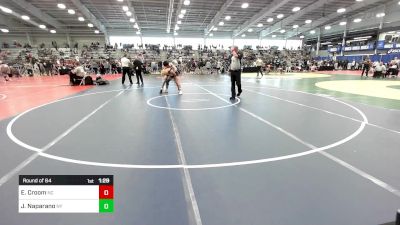 132 lbs Round Of 64 - Ethan Croom, NC vs John Naparano, NY