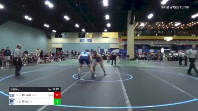 235 lbs Consi Of 8 #2 - Joseph Pineda, Dubuque WC vs Ed Wild, Rhode Island