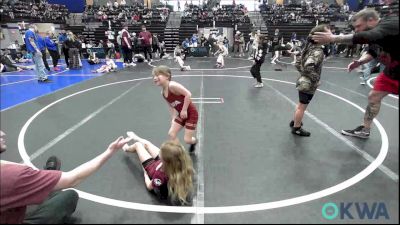 98 lbs Quarterfinal - Jackson Henry, Piedmont vs Hunter Johnson, Watonga Youth Wrestling