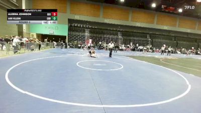 112-119 lbs Round 3 - Aleena Johnson, Khutulun vs Ari Klein, Gold Rush Wrestling