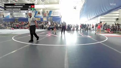 110 lbs Cons. Round 3 - Isabella Gutierrez, Liberal vs Alexis Haeusler, Manhattan