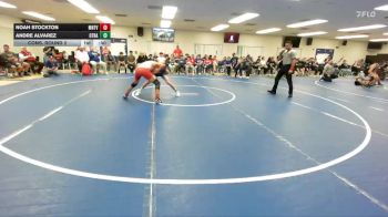 126 lbs Cons. Round 2 - Noah Stockton, Mountain View (Mesa) High School vs Andre Alvarez, Otay Ranch