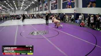 138 lbs Cons. Round 1 - Landon Gentry, Spartan Mat Club vs Zeke Potter, Corespeed Wrestling